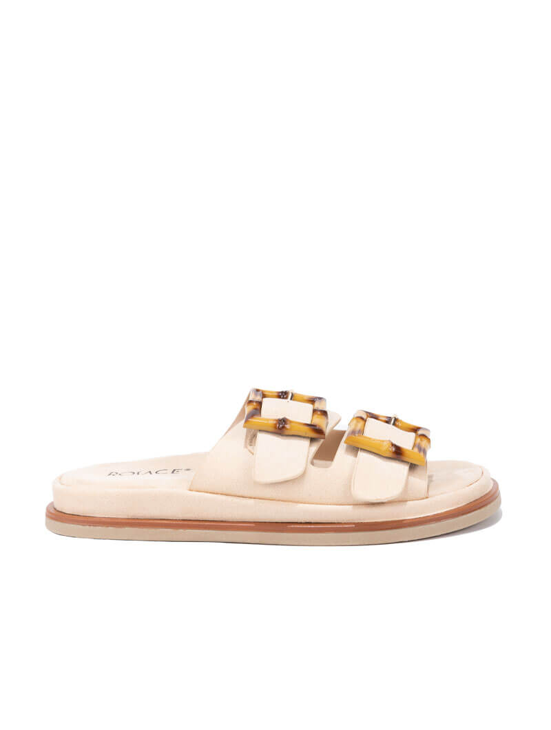 Mules à boucles